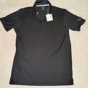 Puma Men's Classic Black Polo Shirt